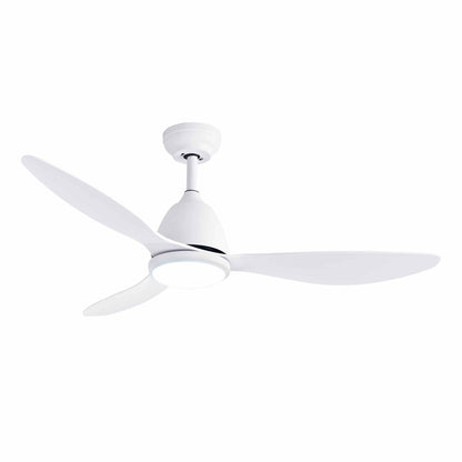 Devanti 48 inch DC Ceiling Fan with LED Light - White - view 10