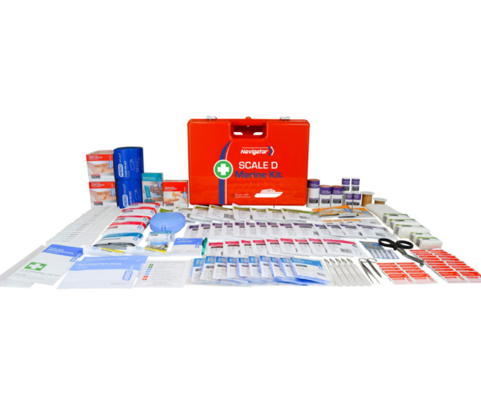 NAVIGATOR Scale D Marine First Aid Kit stocked to NSCV Scale D for Class 1B commercial vessels