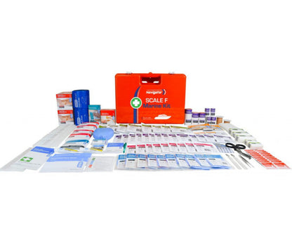 Aero Healthcare NAVIGATOR Scale F Marine First Aid Kit, 199 pieces for NSCV compliant commercial vessels