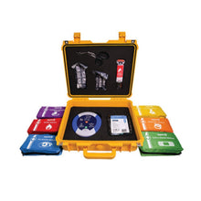 Extreme Tough first aid and trauma kit with HeartSine samaritan PAD 360P defibrillator in a rugged waterproof case