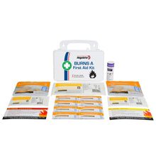 REGULATOR Burns A first aid kit in a compact 13 x 21 x 7.5cm case for treating minor to moderate burns
