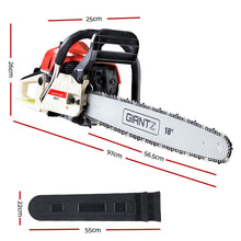 Giantz Chainsaw Petrol 45cc 18" Bar Commercial E-Start