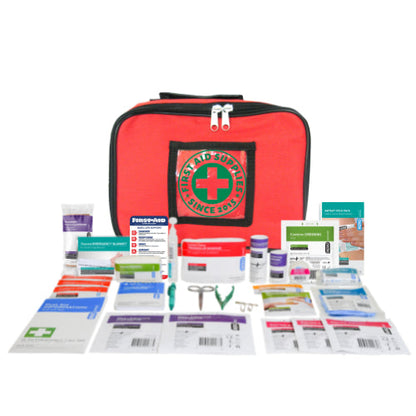 Compact Individual First Aid Kit (IFAK) by First Aid Supplies Australia, a 24 x 18 x 7cm personal first aid kit