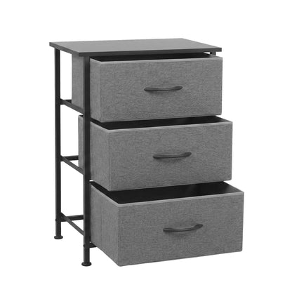Artiss 3-Drawer Chest | Grey