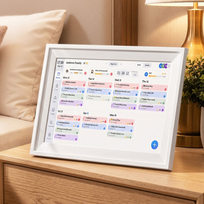 Artiss 10" Smart Family Calendar with Digital Photo Frame and Chore Tracker