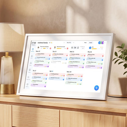Artiss 15.6" Smart Family Calendar with Digital Photo Frame and Chore Tracker