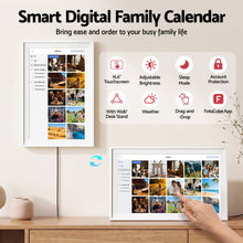 Artiss 15.6" Smart Family Calendar with Digital Photo Frame and Chore Tracker