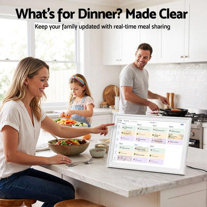 Artiss 15.6" Smart Family Calendar with Digital Photo Frame and Chore Tracker