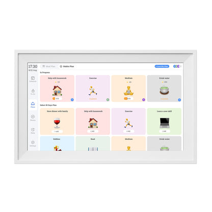 Artiss 15.6" Smart Family Calendar with Digital Photo Frame and Chore Tracker