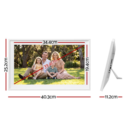 Artiss 15.6" Smart Family Calendar with Digital Photo Frame and Chore Tracker