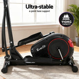 Everfit elliptical cross trainer with 110kg capacity, ultra-stable base, in bright room