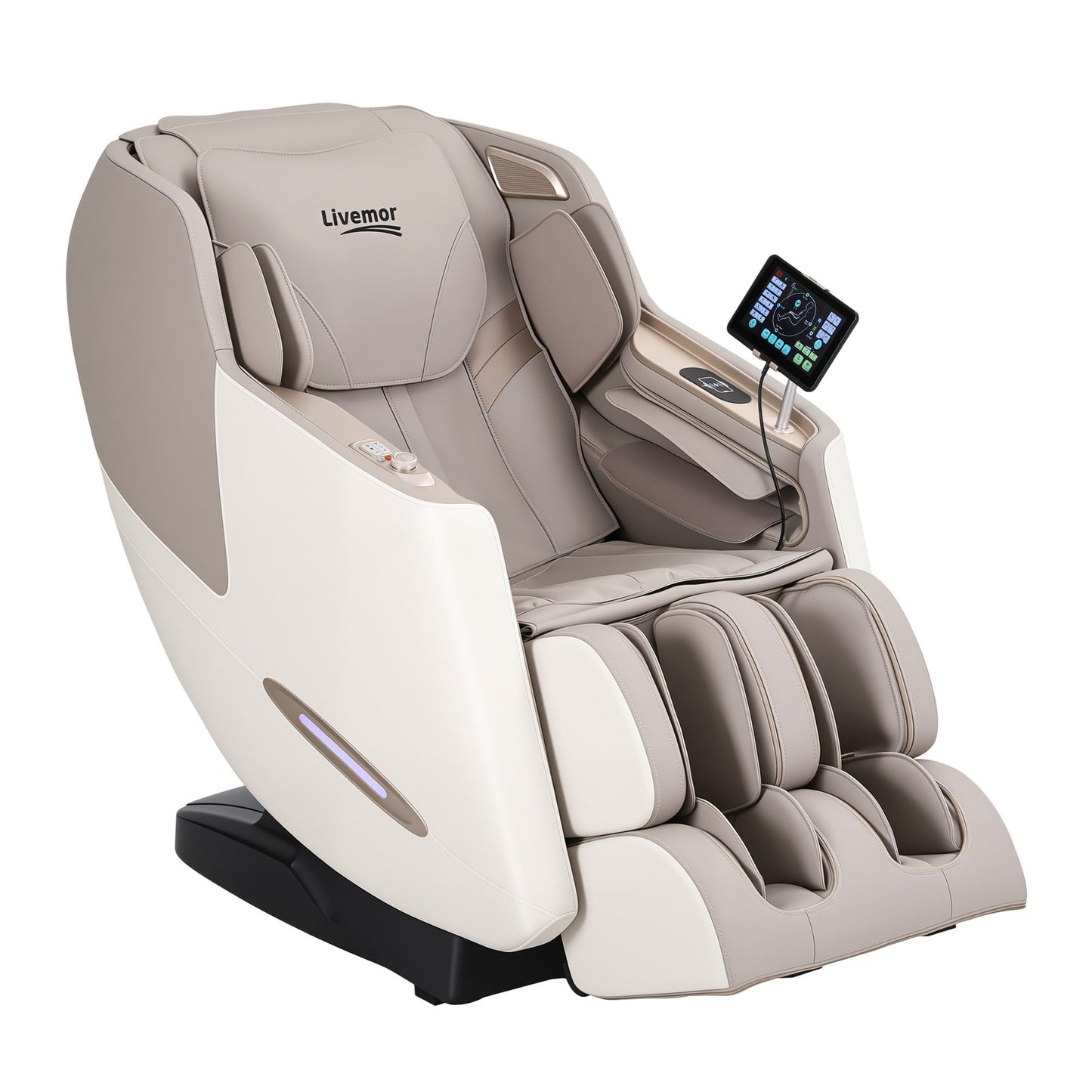 Livemor Elite 4D Massage Chair White
