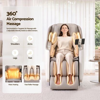 Livemor Elite 4D Massage Chair White
