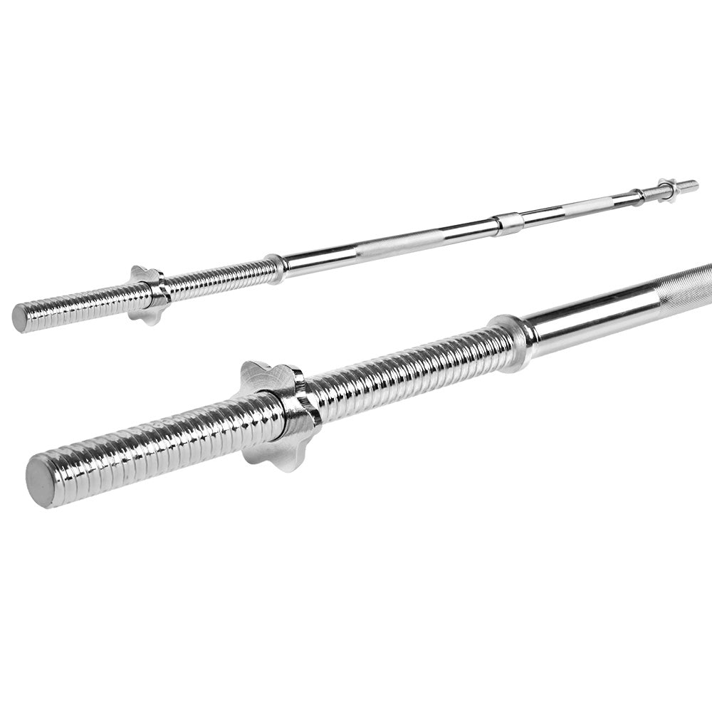 Everfit 168cm Barbell Bar, 150kg Capacity, Chrome Steel