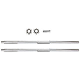 Everfit 168cm Barbell Bar, 150kg Capacity, Chrome Steel
