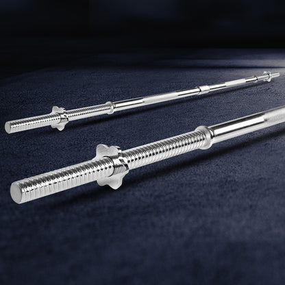 Everfit 168cm Barbell Bar, 150kg Capacity, Chrome Steel