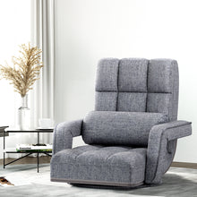 Artiss Swivel Floor Lounge Chair | Grey