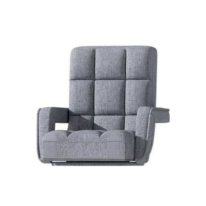 Artiss Swivel Floor Lounge Chair | Grey