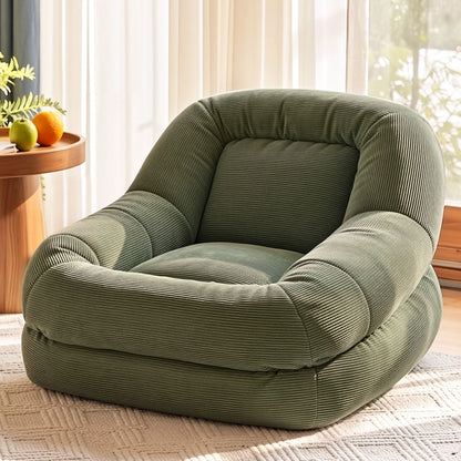 Artiss Cloud Armchair Corduroy Green