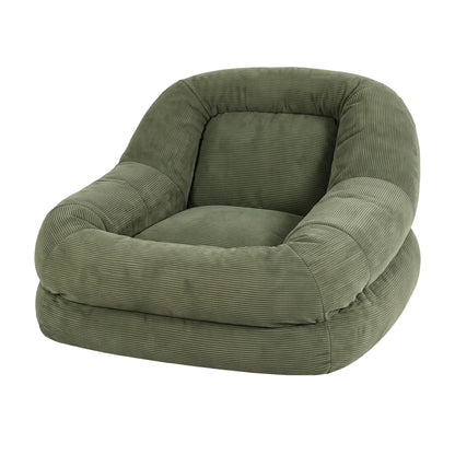 Artiss Cloud Armchair Corduroy Green