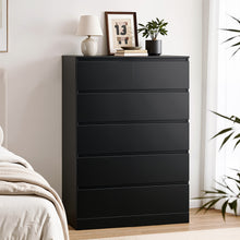 Artiss PEPE 6-Drawer Tallboy | Black