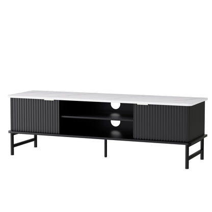 Artiss Kaisu Entertainment Unit 140cm | White and Black
