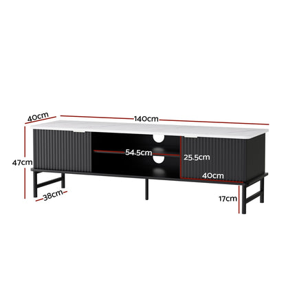 Artiss Kaisu Entertainment Unit 140cm | White and Black