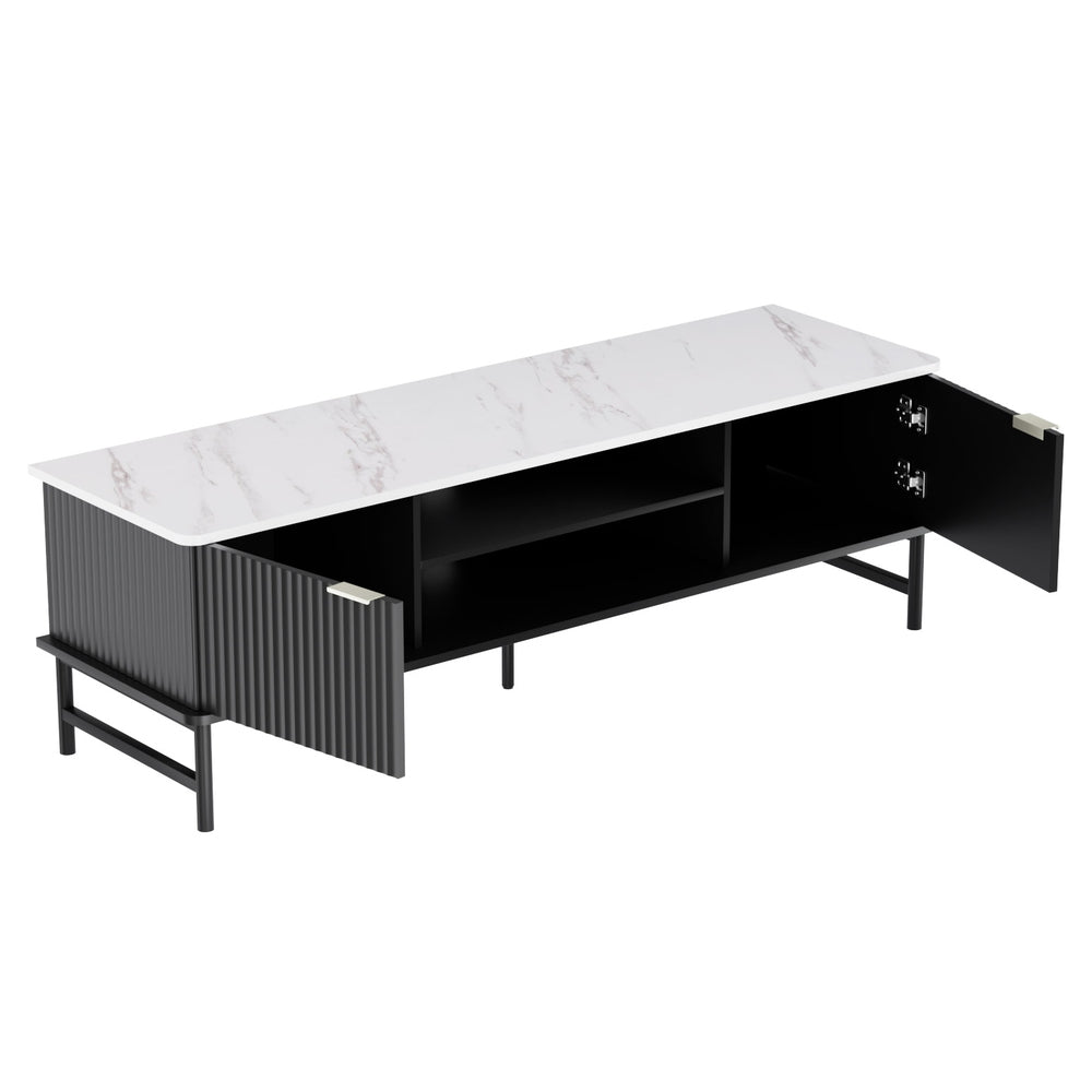 Artiss Kaisu Entertainment Unit 140cm | White and Black