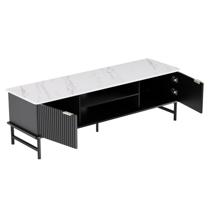 Artiss Kaisu Entertainment Unit 140cm | White and Black