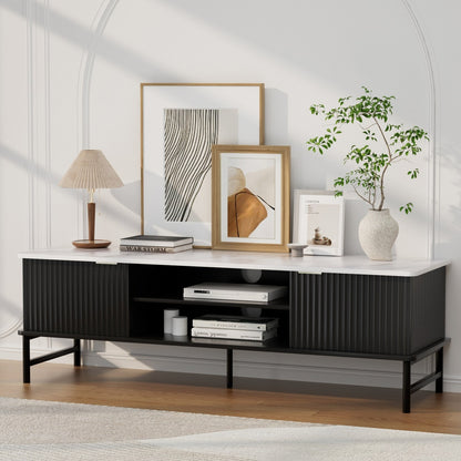 Artiss Kaisu Entertainment Unit 140cm | White and Black