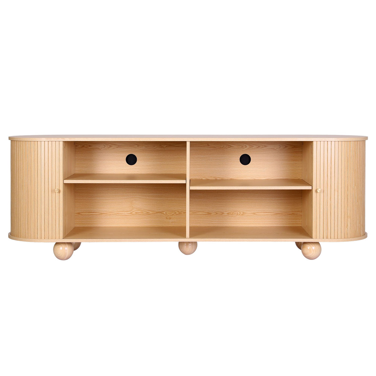 Artiss TV unit measuring 180 x 45 x 60cm with an 80kg rated tabletop