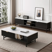 Artiss Kaisu TV Unit and Coffee Table Set | Black