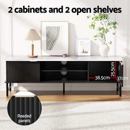 Artiss Kaisu TV Unit and Coffee Table Set | Black
