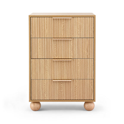 Artiss 4-Drawer Dresser | Pine