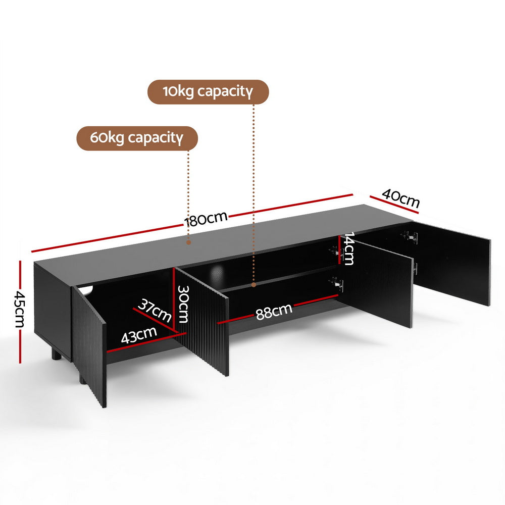 Artiss TV Unit 180cm | Black
