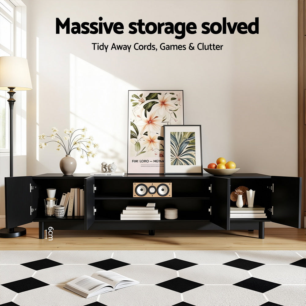 Artiss TV Unit 180cm | Black