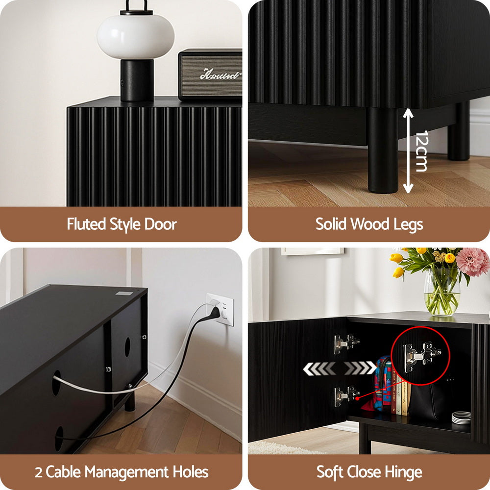 Artiss TV Unit 180cm | Black