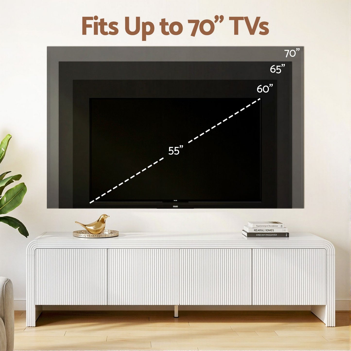Artiss TV Unit 180cm | White