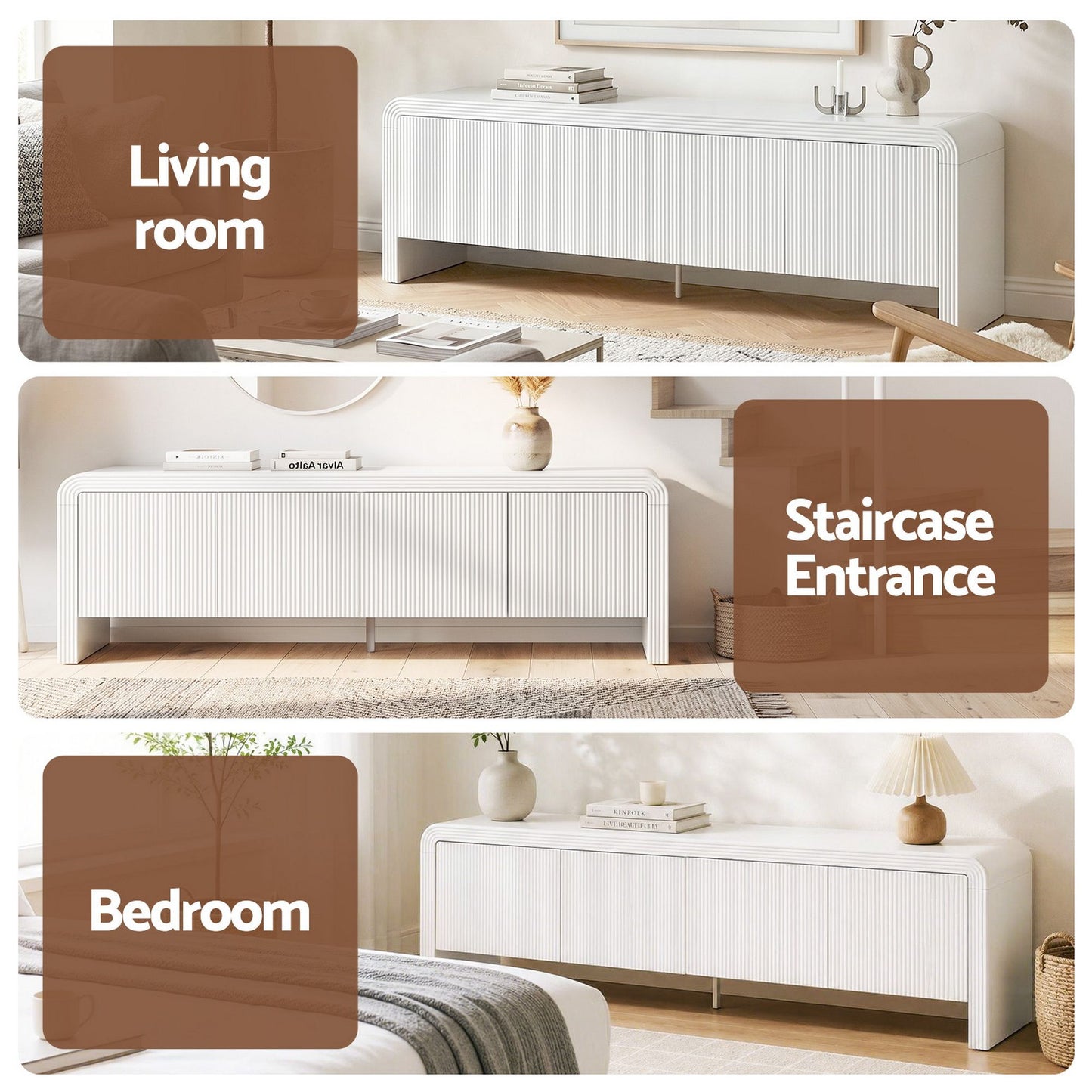 Artiss TV Unit 180cm | White