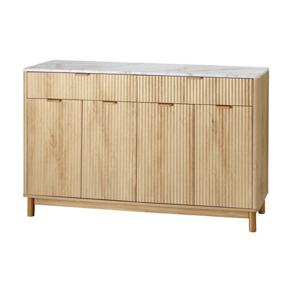 Artiss Buffet Sideboard 140cm Marble Effect Pine