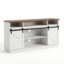 Artiss Buffet Sideboard Cabinet 150cm with Sliding Barn Doors White