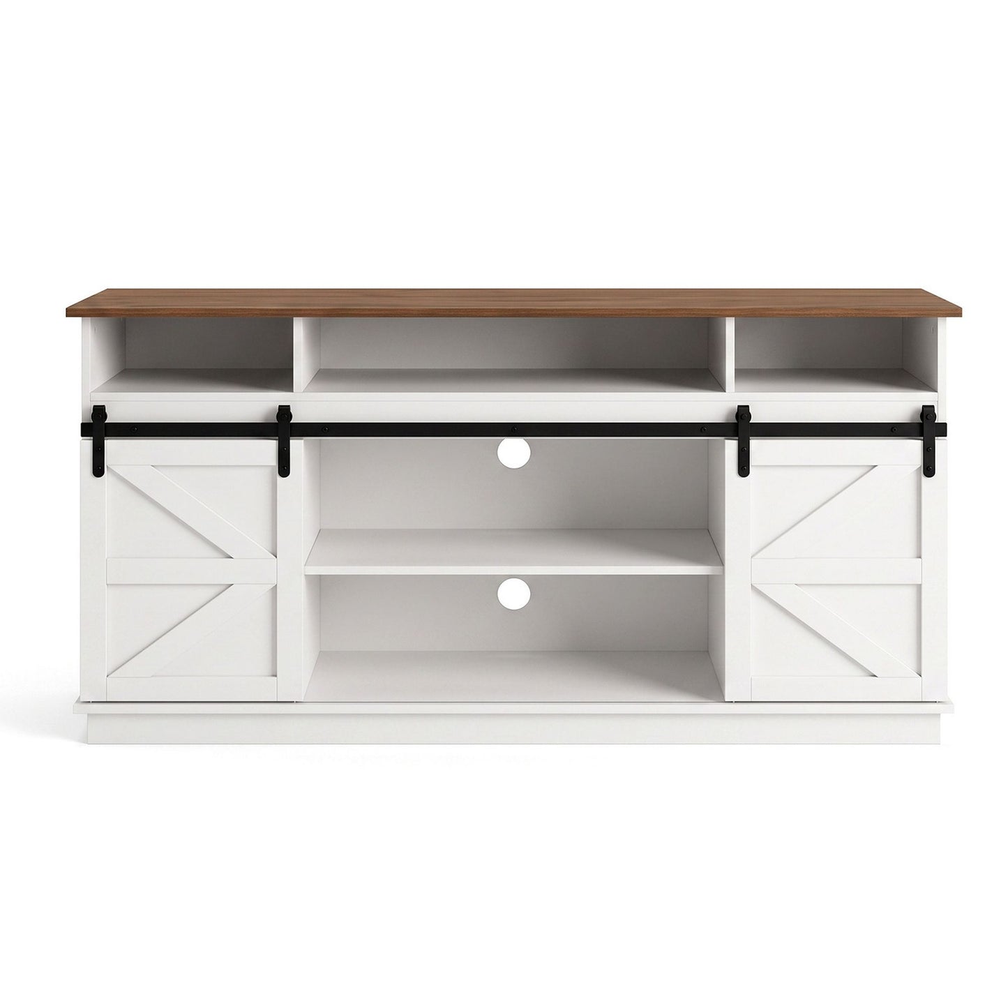 Artiss Buffet Sideboard Cabinet 150cm with Sliding Barn Doors White