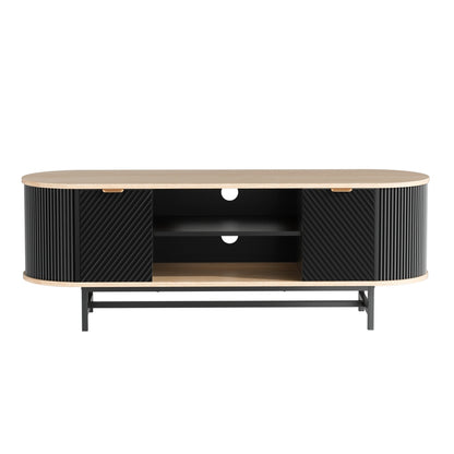 Artiss TV Unit 140cm | Black and Pine