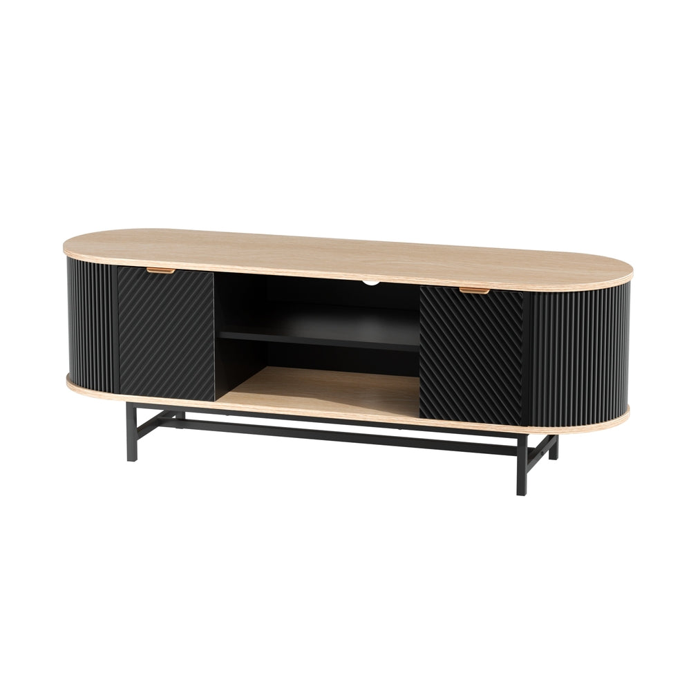 Artiss TV Unit 140cm | Black and Pine