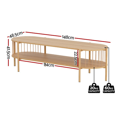 Artiss TV Unit 148cm | Pine