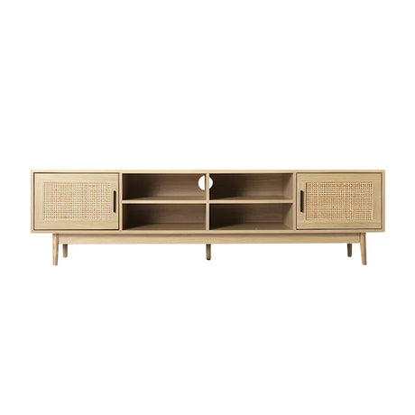 Artiss TV Cabinet Entertainment Unit 180cm Rattan Cole - Flea Market