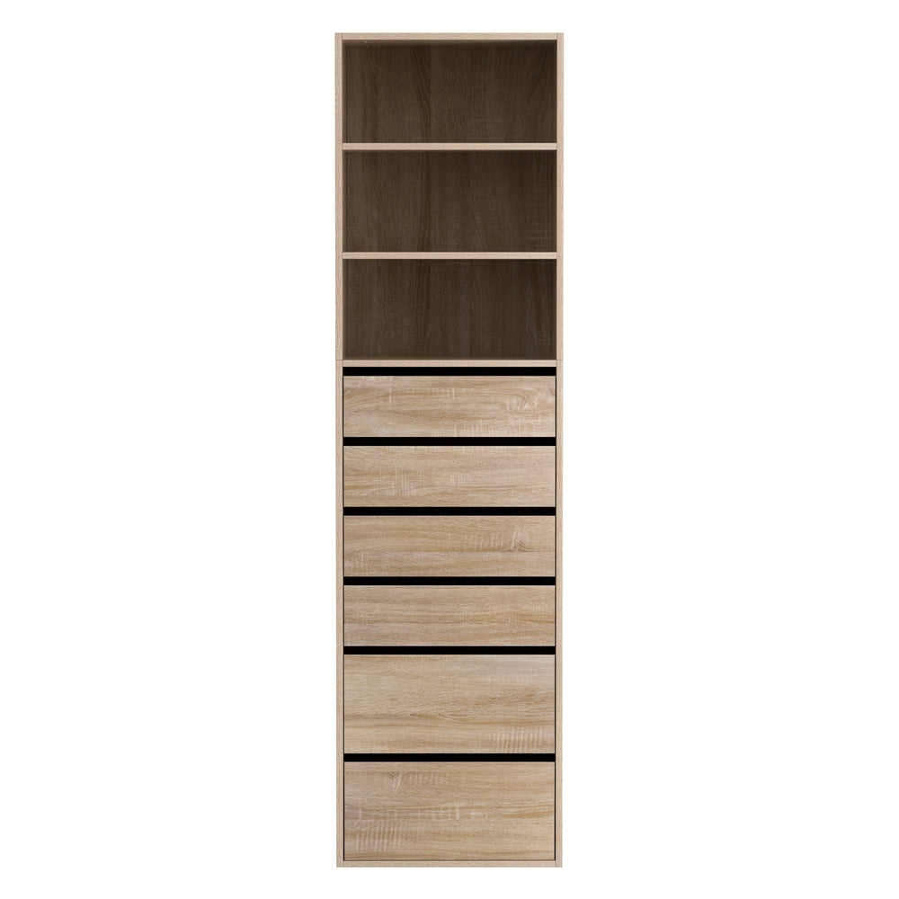 Artiss 6-Drawer Tallboy | Pine