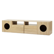 Artiss 185cm TV Unit With Cat House Storage Pine