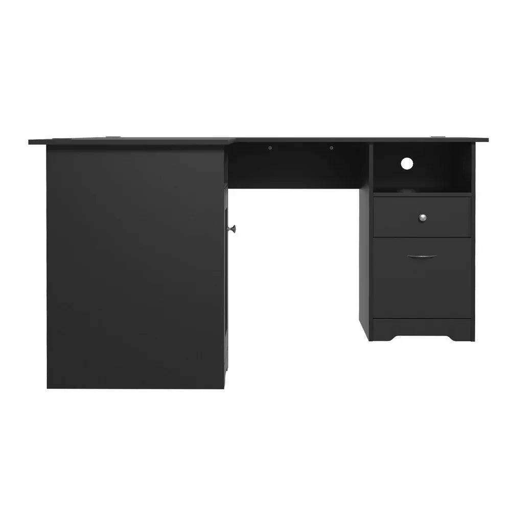 Artiss Computer Desk L-shaped Corner Table with Storage - Stacks Warehouse