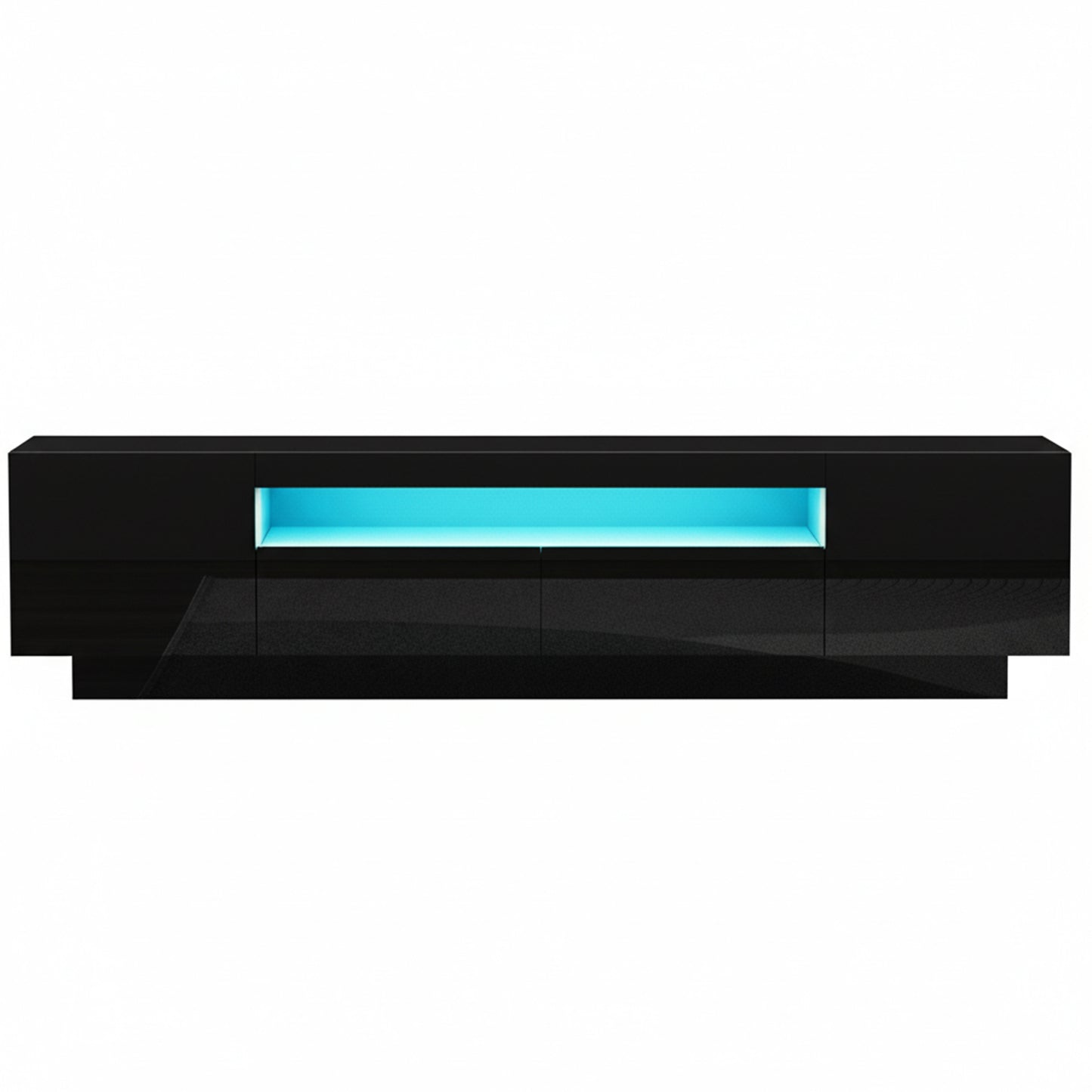 Artiss TV Unit 180cm | Black with RGB LED